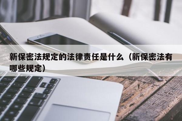 新保密法规定的法律责任是什么（新保密法有哪些规定）